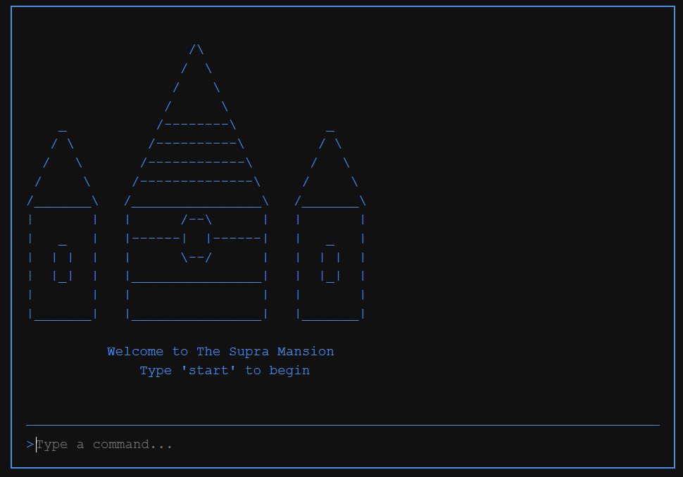 Supra Mansion interface